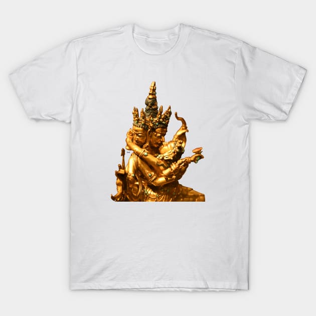 Buddhism the Kiss / Swiss Artwork Photography T-Shirt by RaphaelWolf